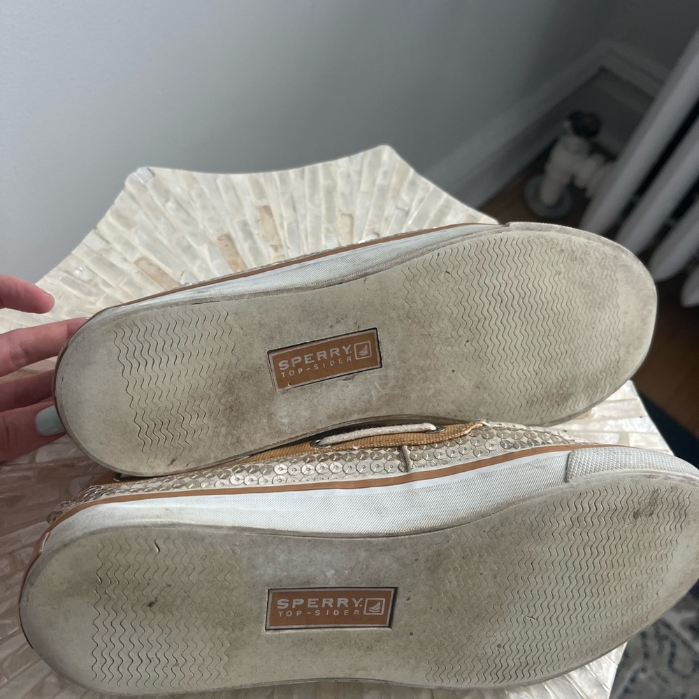 Sperry Sequin Boat Shoes - Picture 6 of 7